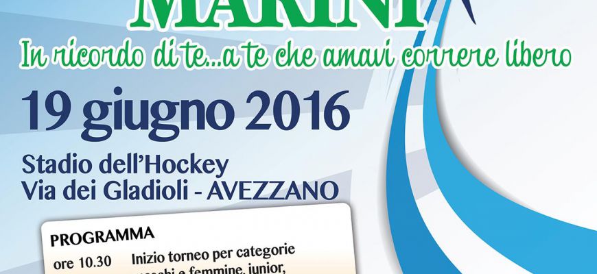 Hockey su prato, primo memorial Enrico Marini