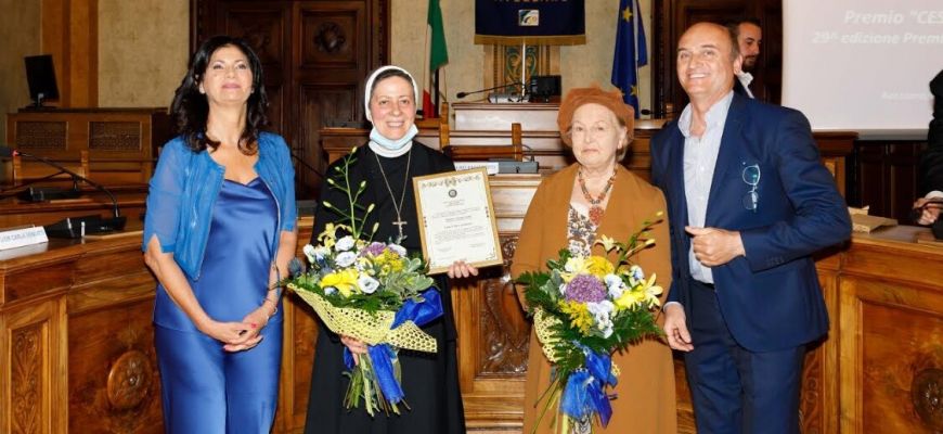  Consegnato a suor Carla Venditti Il XXIX premio Rotary di Avezzano