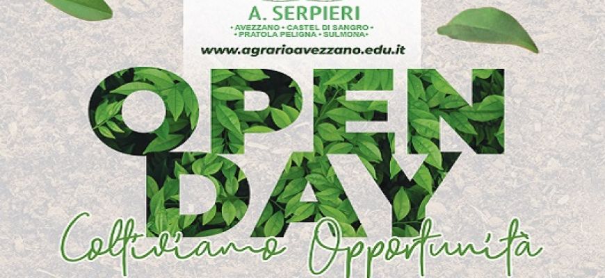 “Open Day - Coltiviamo Opportunità” all’Istituto Agrario “Arrigo Serpieri”
