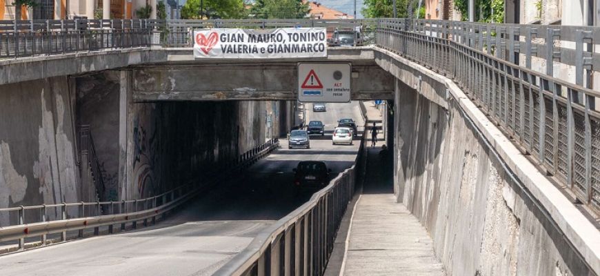 Avezzano: consegnati i lavori di messa in sicurezza dei sottopasso di via Aquila e via Don Minzoni