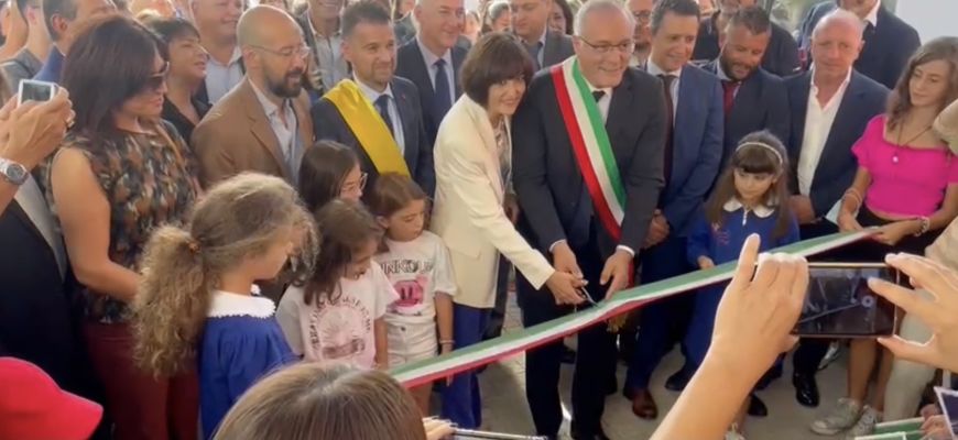 Inaugurata la nuova scuola di via Puglie ad Avezzano