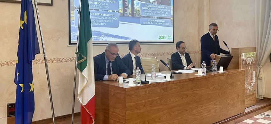 Comune di Avezzano: conferenza stampa di Fine Anno 2023 e obiettivi 2024
