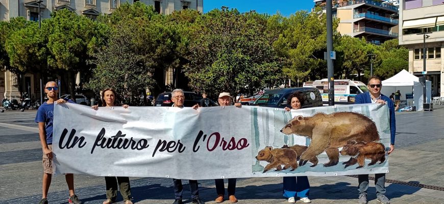 Domani 10 settembre manifestazione a Pescina in memoria dell'orsa Amarena