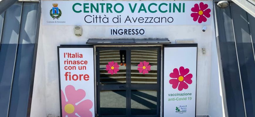 Avezzano: Centro vaccini chiuso 4 giorni per il trasloco. 