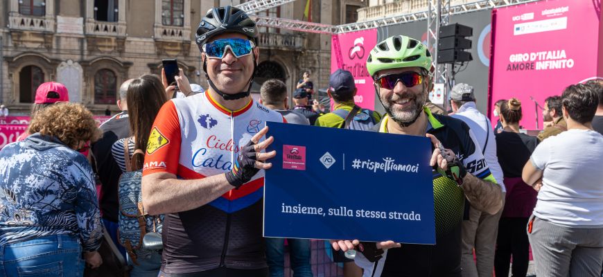ACI al Giro d'Italia 2022 per la sicurezza stradale.