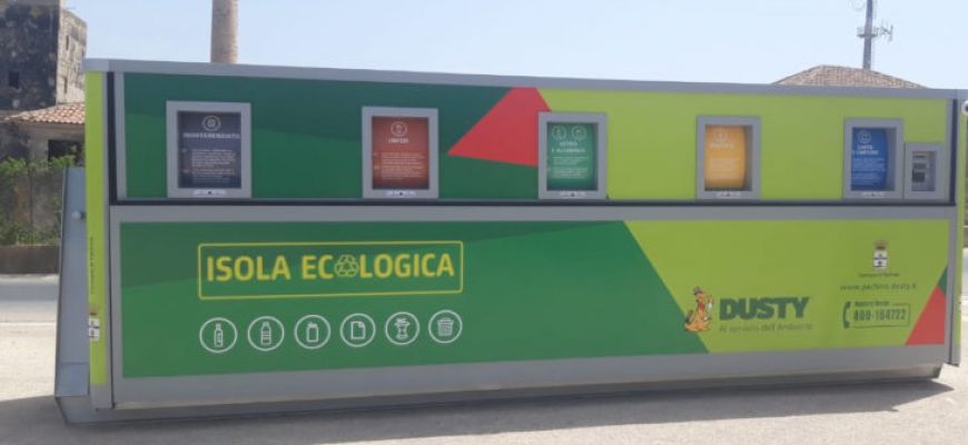 Nuova isola ecologica in Piazza Corbi ad Avezzano