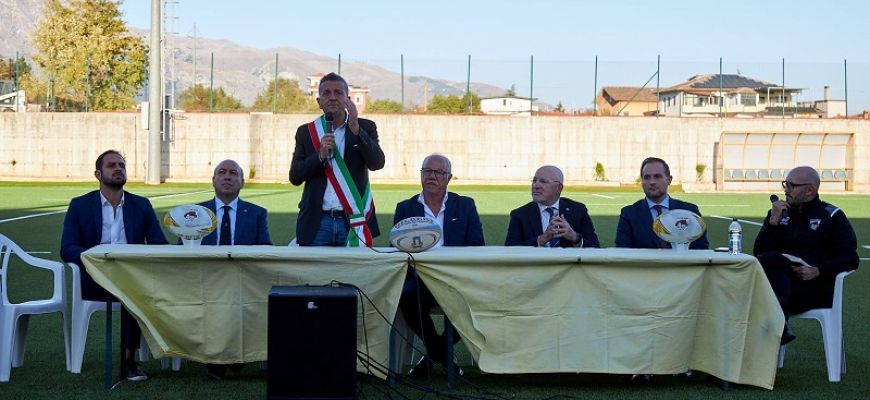 Inaugurato il nuovo campo dell’Isweb Avezzano Rugby 