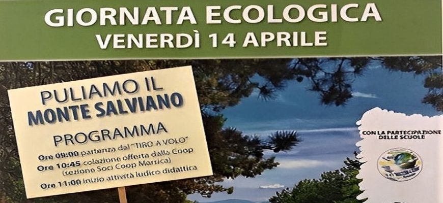 Giornata ecologica sul Monte Salviano il 14 aprile 