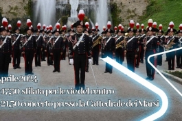 Avezzano: concerto della Fanfara dei Carabinieri di Roma