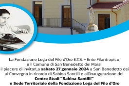 Inaugurazione del Centro Studi “Sabina Santilli” 