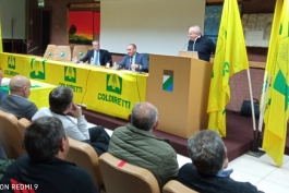 Coldiretti: centinaia di agricoltori a convegno nella sala Picchi ad Avezzano