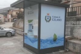 Comune di Celano: riattivate le casette dell'acqua