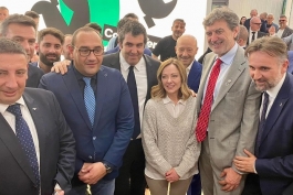 Vinitaly: il Presidente del Consiglio Giorgia Meloni visita ‘Spazio-Abruzzo’
