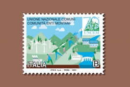 Le Green Communities nel francobollo dei 70 anni di Uncem