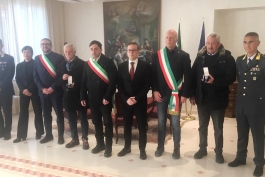 Cerimonia di consegna medaglie d’onore  a cittadini italiani deportati nei lager nazisti