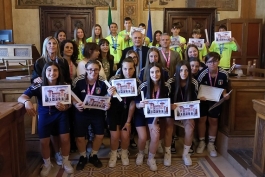 Premiate in Comune le 10 calciatrici di Avezzano, arrivate seconde in Italia