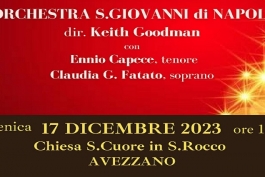 Concerto di Natale nella chiesa del Sacro Cuore in S.Rocco ad Avezzano
