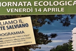 Giornata ecologica sul Monte Salviano il 14 aprile 