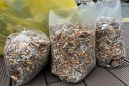 Abruzzo liberato da 14 chili di mozziconi di sigarette