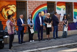Dante’S Street Festival, svelato il murales della pace a Tagliacozzo