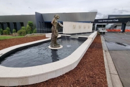 Attivata la fontana abruzzese a Melbourne